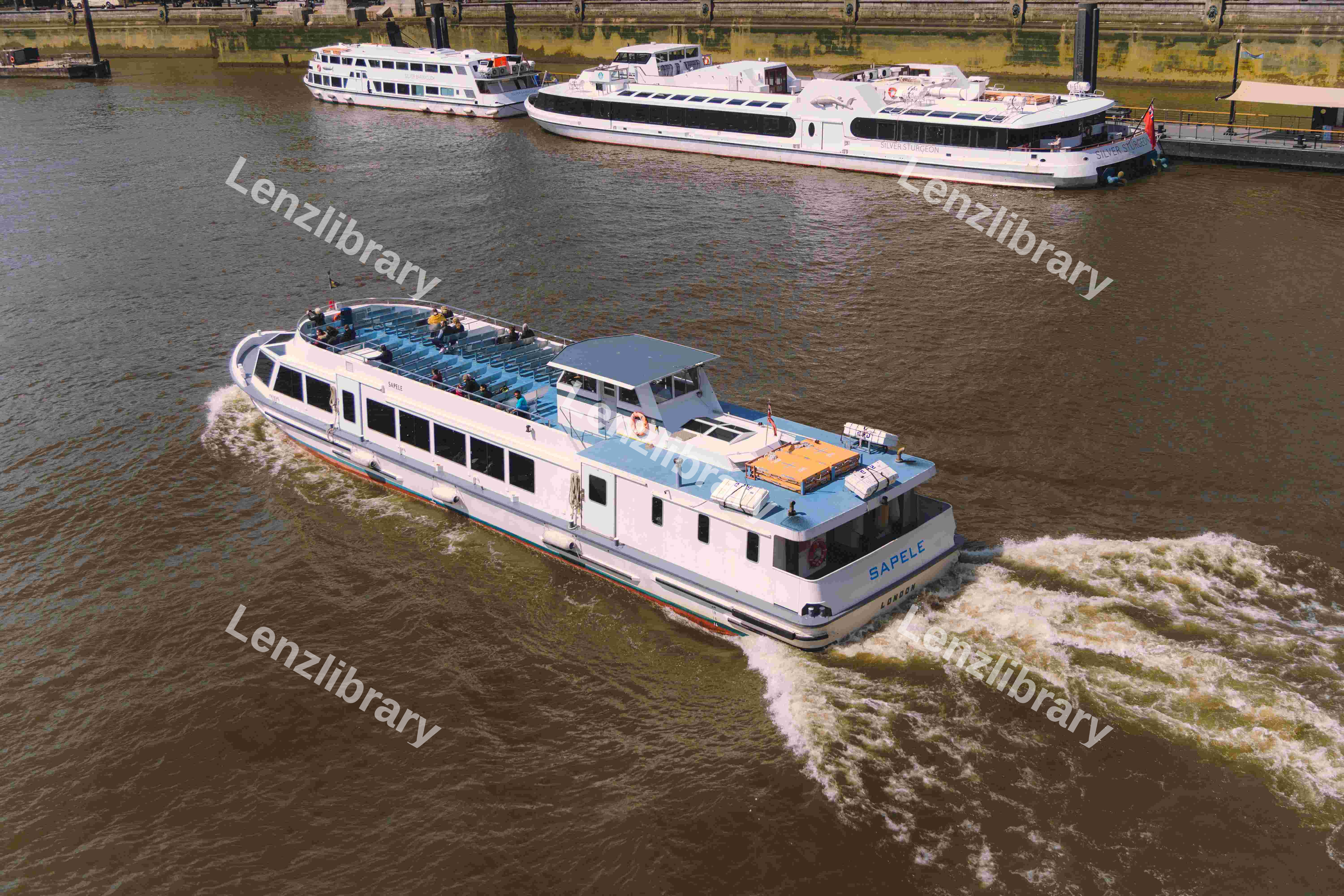 A Boat Speeding